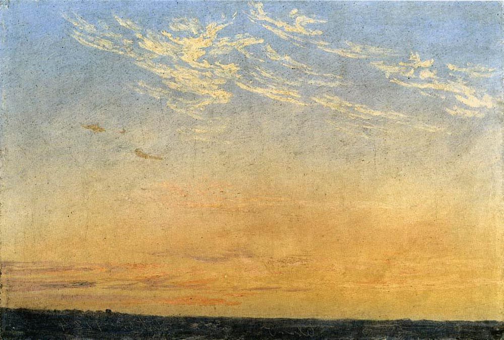 Caspar David Friedrich Evening 1824